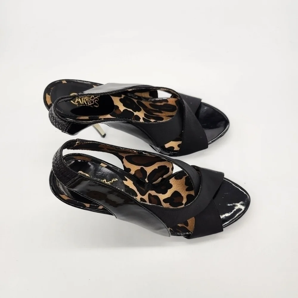 Carlos Santana Open-Toe Sandal Heels Size 8.5 Shoes